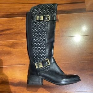 Vince camuto black below knee boot
